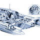 Illustration for article titled Infamous Bluebird Jet-Engined Speedboat Is Back After Spending 34 Years as an Underwater Wreck